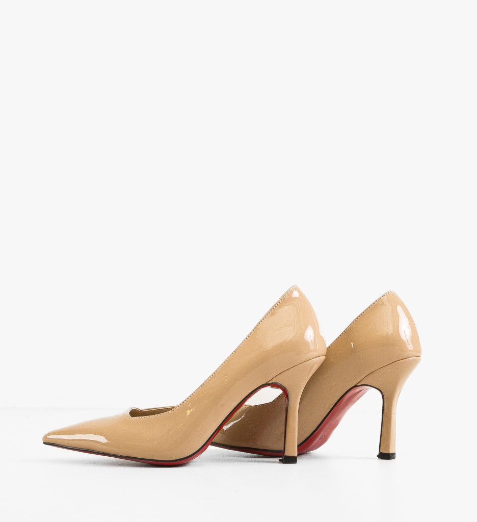 Pantofi Stiletto Vobka Bej | Eleganță și Stil - imagine 12