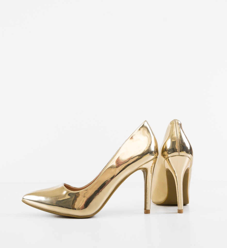 Pantofi Stiletto Dama Azaan Aurii - Eleganță Premium - imagine 4