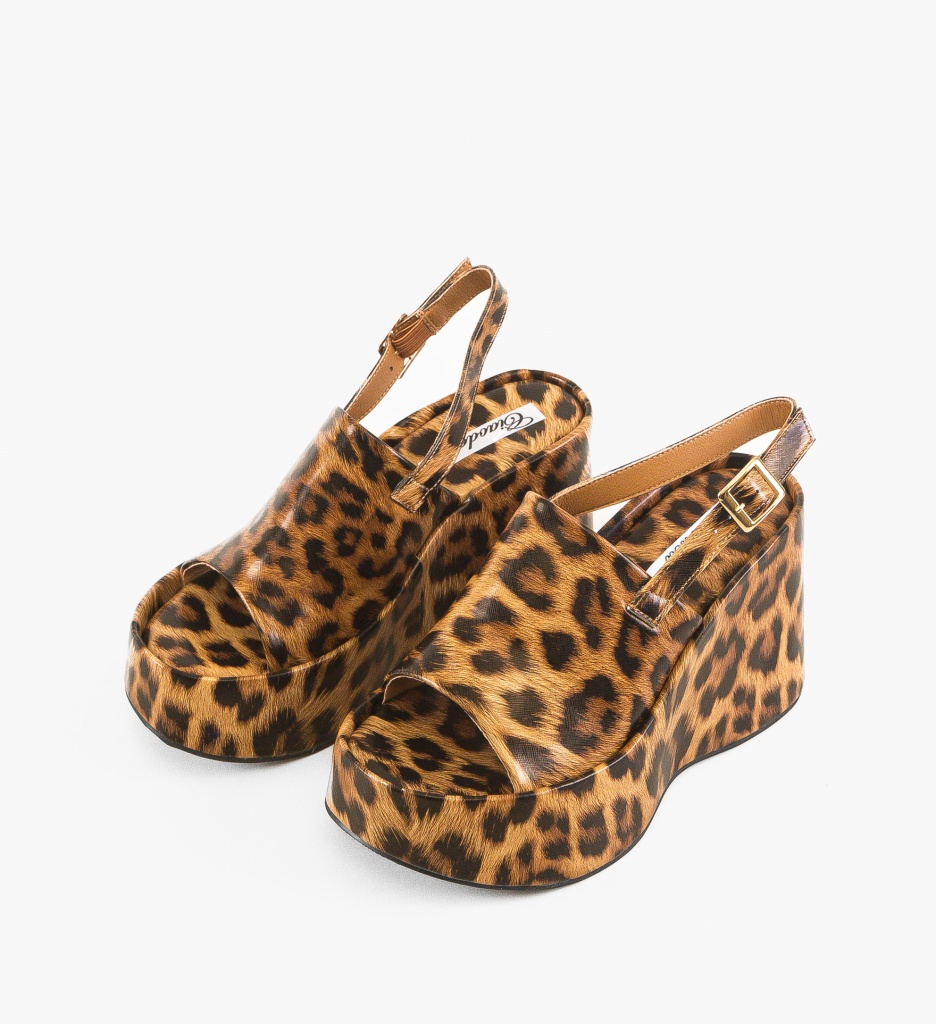 Platforme Haydn Animal Print - Stil Urban - imagine 4