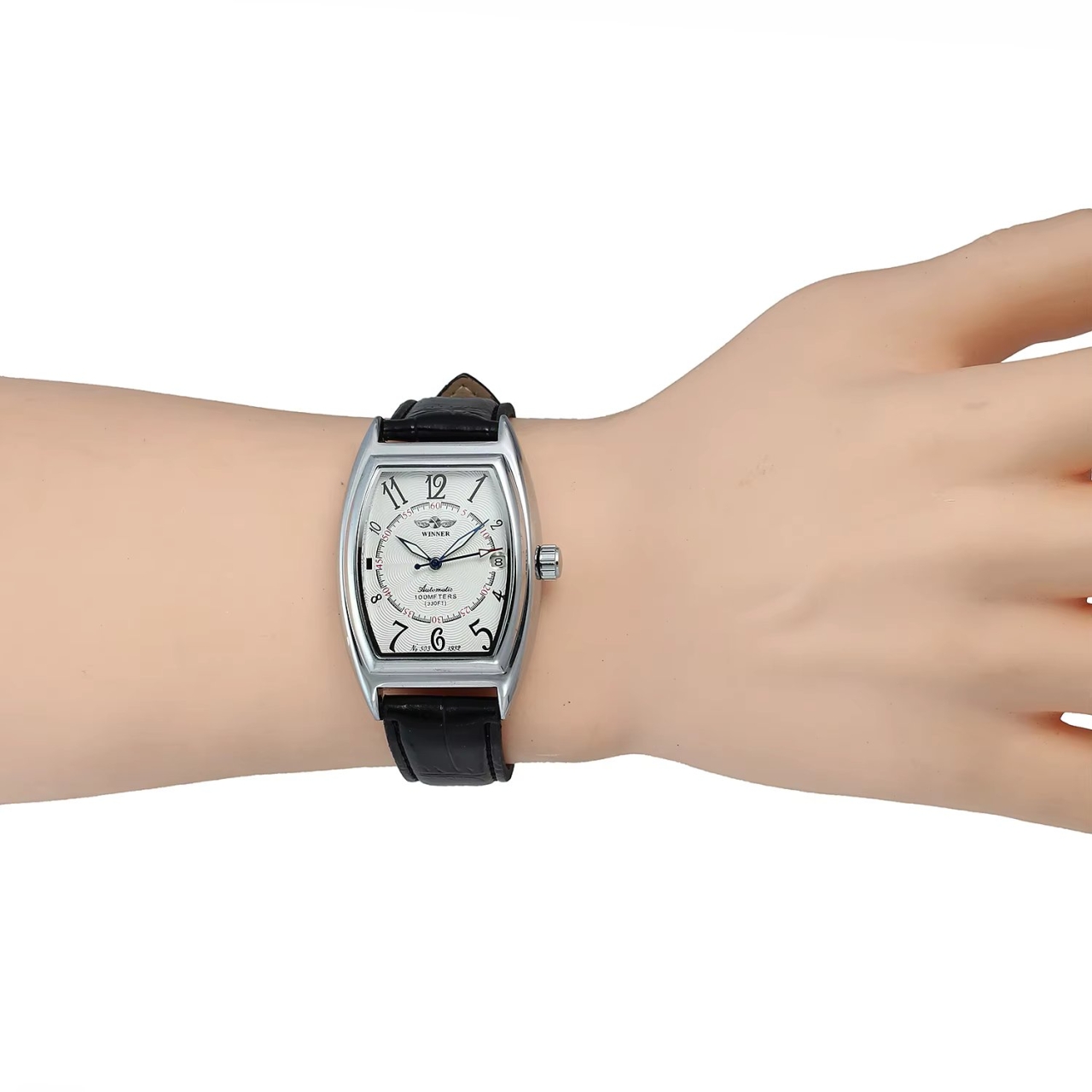 Ceas Barbatesc Winner Automatic CS1758 Piele - imagine 3