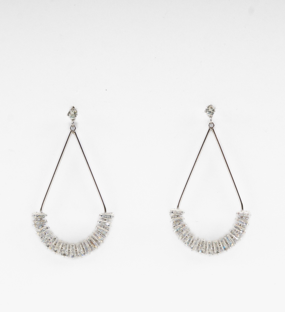 Cercei Osestu Argintii | Eleganță Zilnică - imagine 2