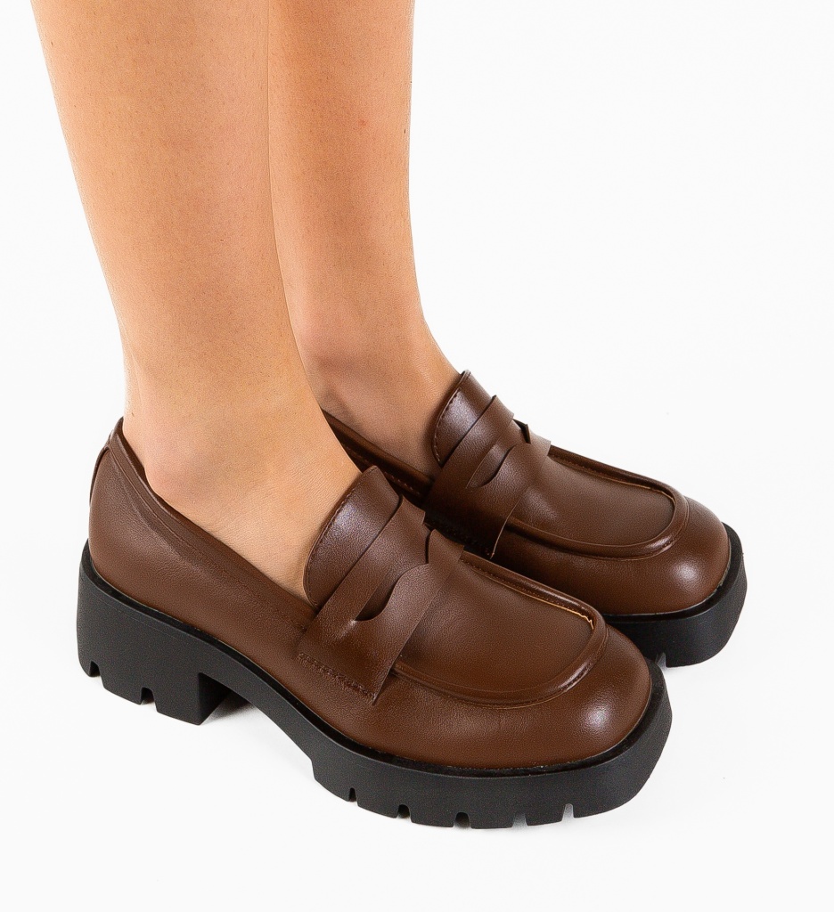 Pantofi Casual Madison Maro - Confort Zilnic - imagine 3