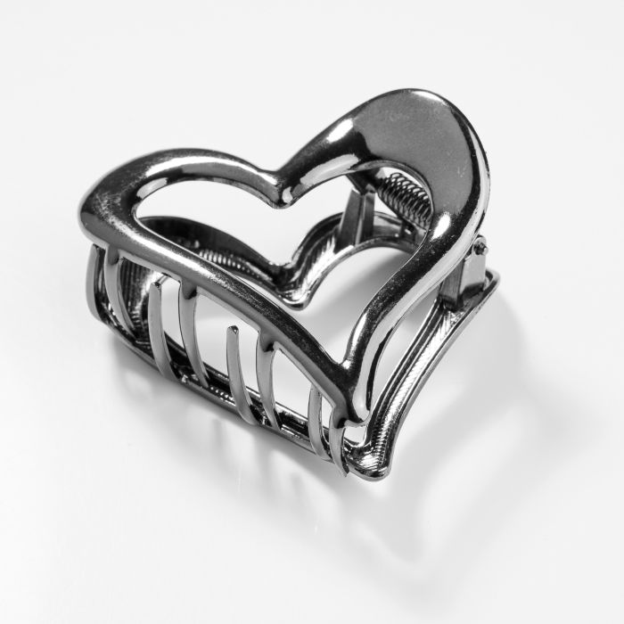 Clamă Păr Inimă Metalică Shopika - Fixare Elegantă