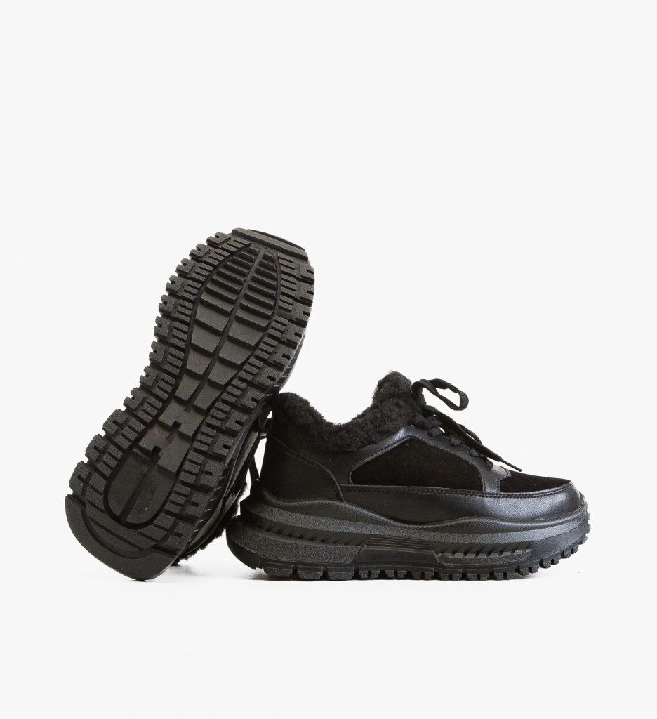 Sneakers Dama Jahe Negre - Confort și Stil Urban - imagine 2