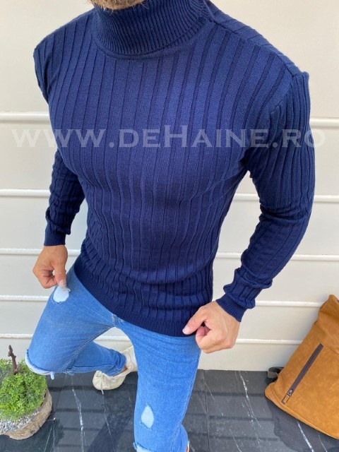 Helancă Bărbați Slim Fit Bleumarin | Stil Modern