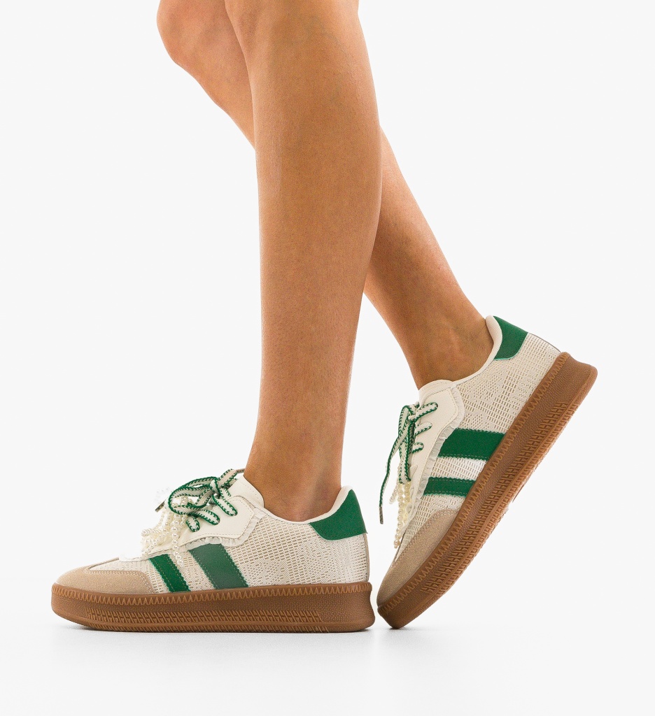 Pantofi Sport Dama Esha Verzi Confort