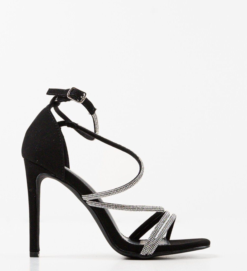 Sandale Manka Negre | Eleganță și Stil - imagine 5