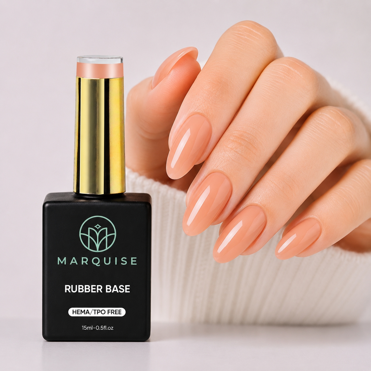 Picadili Rubber Base HEMA Free Marquise 15ml - imagine 2