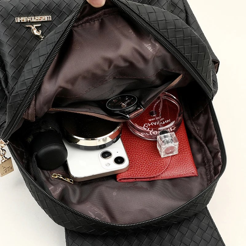 Rucsac Dama Delis Shoshana, Negru Elegant - imagine 6
