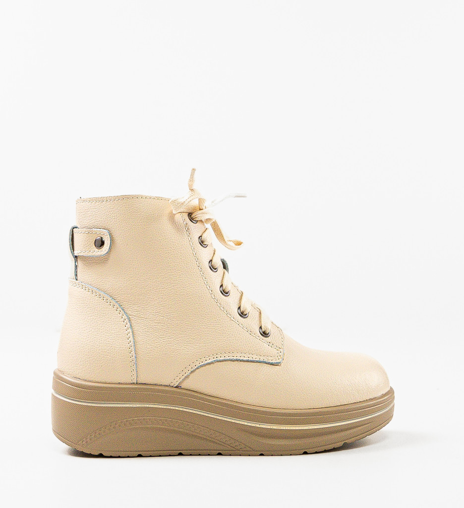 Pantofi Casual Lakiob Bej | Confort Zi de Zi - imagine 5