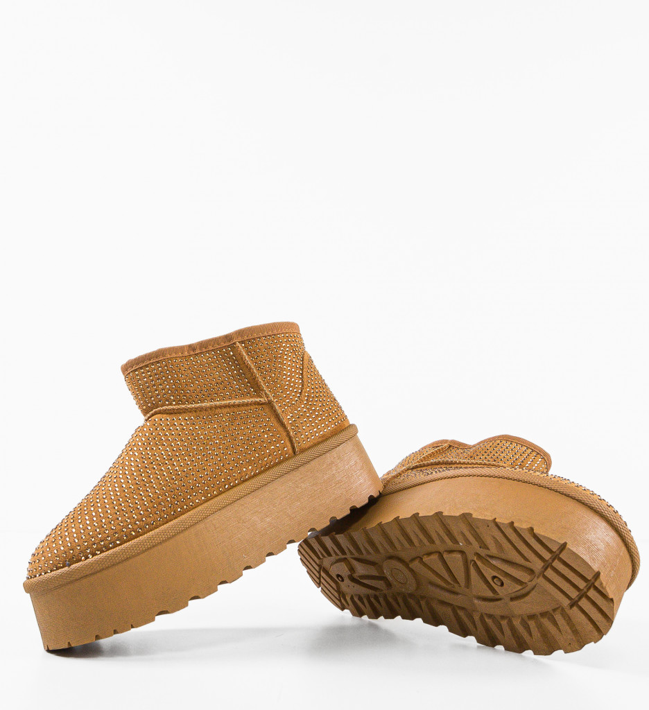 Cizme Ug Dama Oliv Camel | Confort și Stil