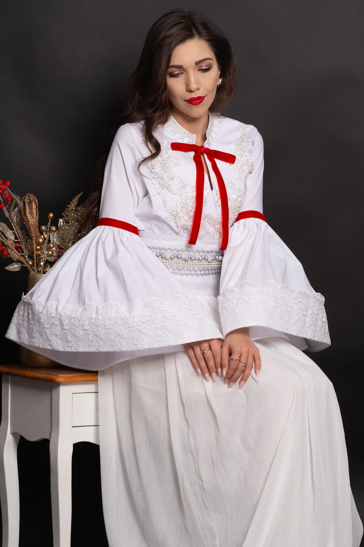 Camasa Isabella Inpuff | Ia Eleganta cu Dantela