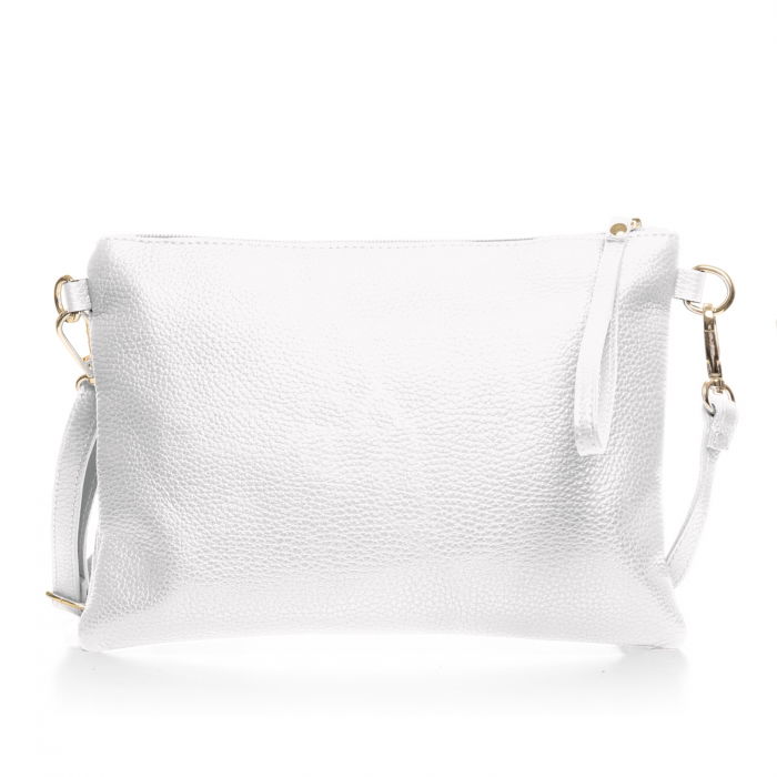Geanta Crossbody Shopika Piele Naturală Albastră