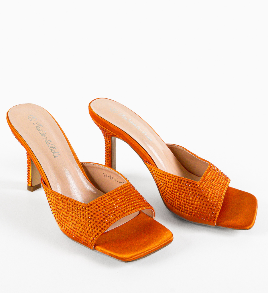 Saboti Dama Portocalii | Eleganță și Stil - imagine 7