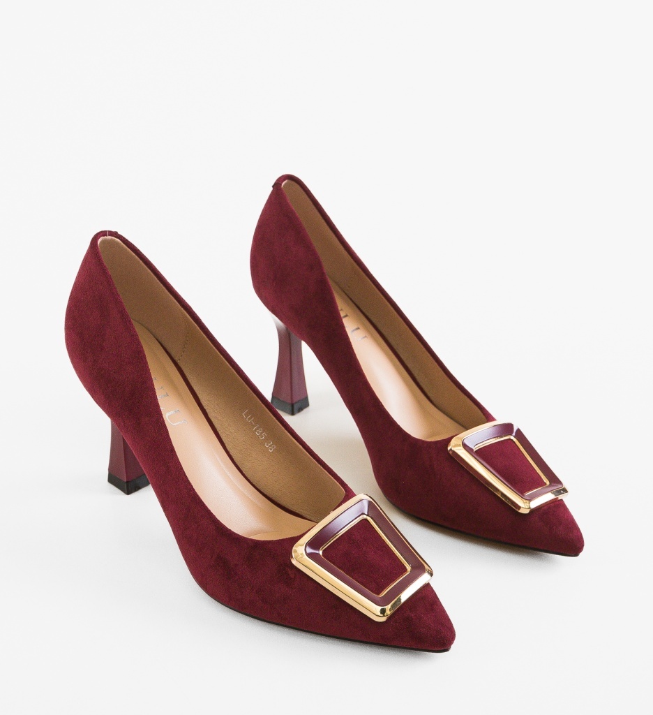 Pantofi Kamy Grena Depurtat | Eleganță Asigurată - imagine 3