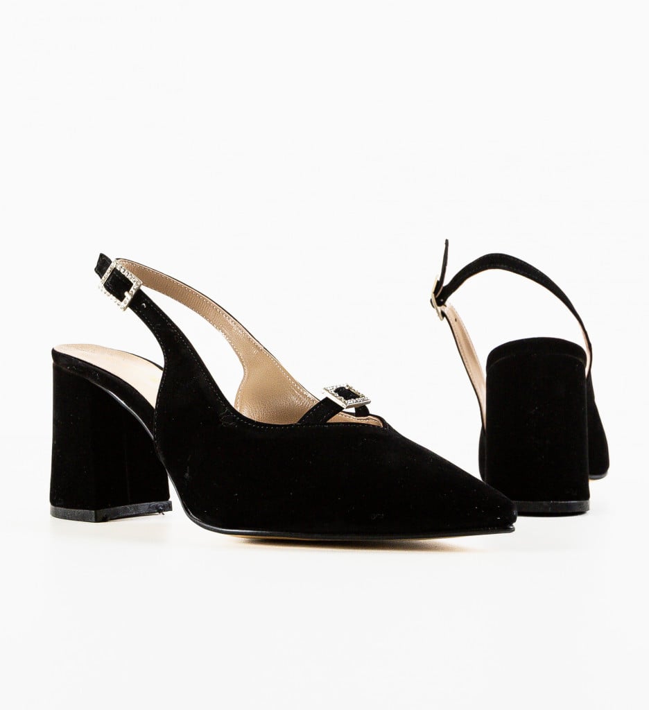 Pantofi cu toc Rich Negri 2 - Eleganță și Stil - imagine 8