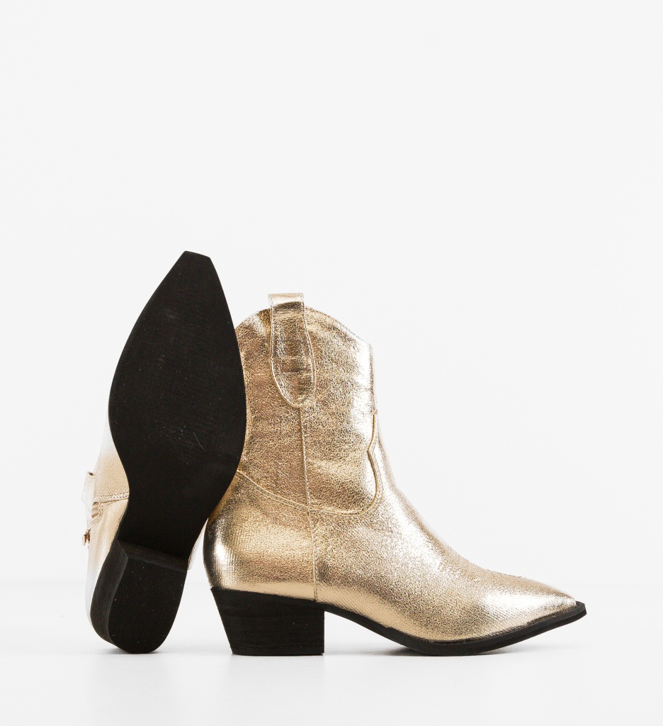 Botine Dama Lexz Aurii - Stil Refined - imagine 6