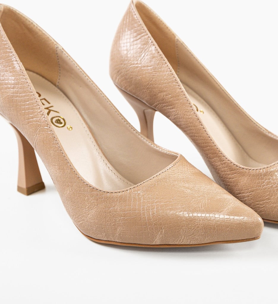 Pantofi Pewe Nude - Eleganță și confort - imagine 9