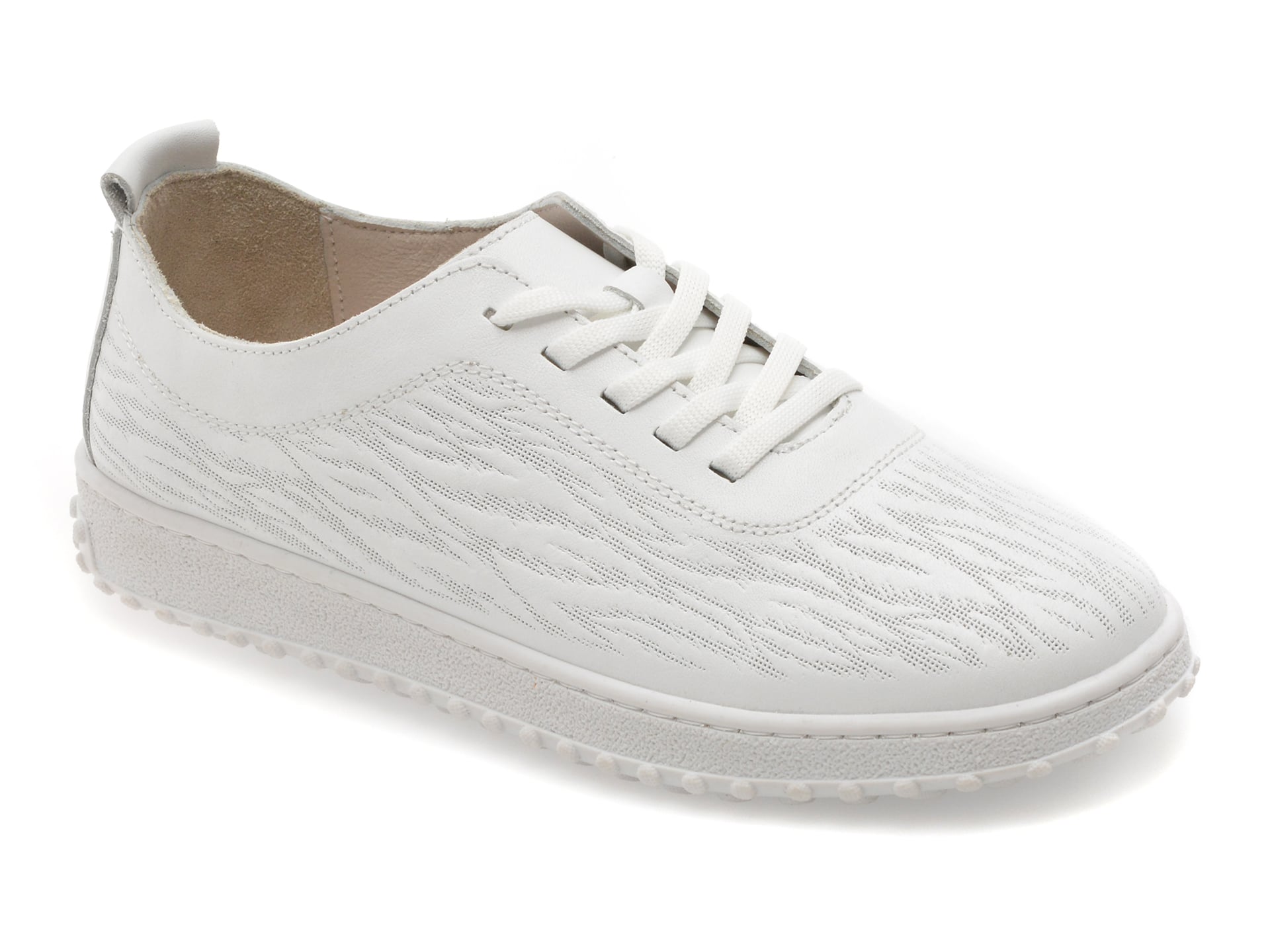 Pantofi Sport GRYXX CS672 Albi Piele Naturală