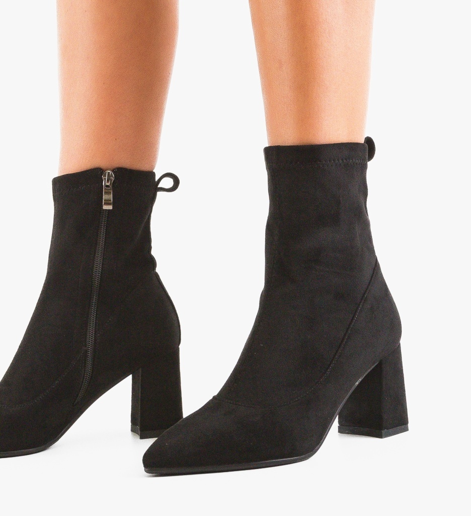 Botine Dama Kim Negre | Eleganță și Confort - imagine 2