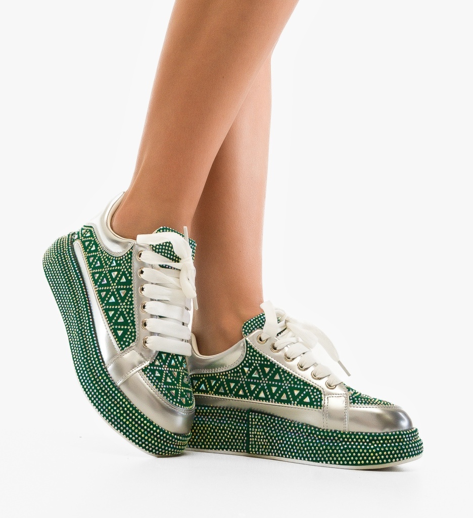 Sneakers Dama Trente Verzi | Confort Sport - imagine 2