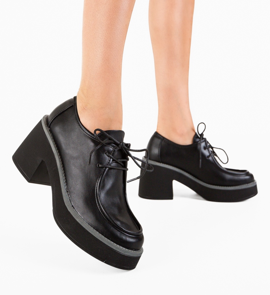 Pantofi Casual Aylmer Negri - Confort și Stil