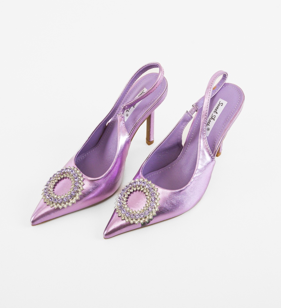 Pantofi dama Monic Mov - Eleganță și Stil - imagine 4