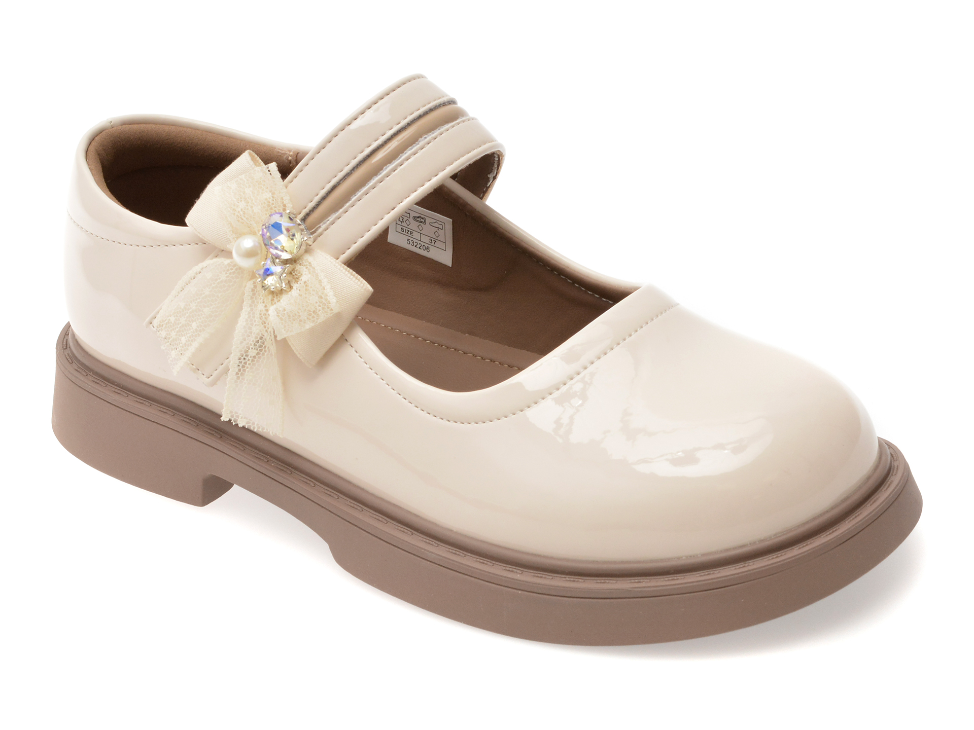 Pantofi Selection Kids Bej cu Velcro - Confort și Stil