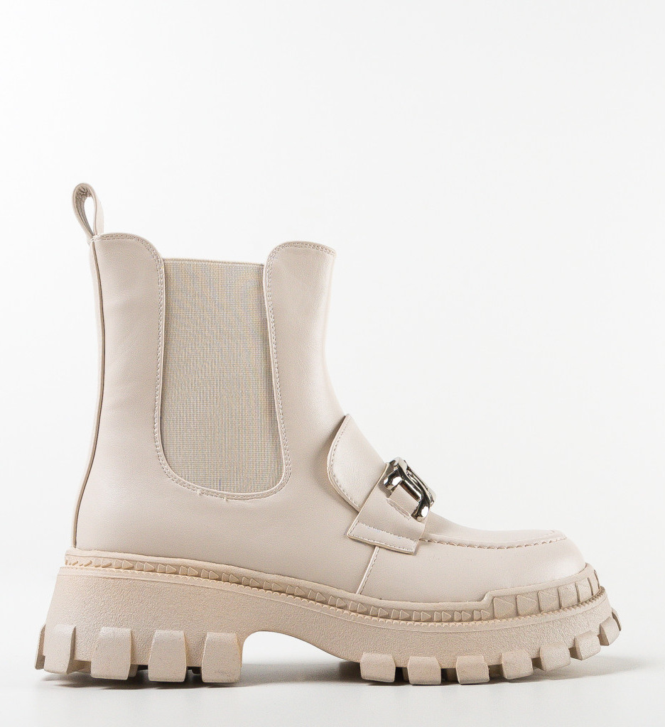 Ghete Dama Sufyan Bej - Elegante si Confortabile - imagine 5