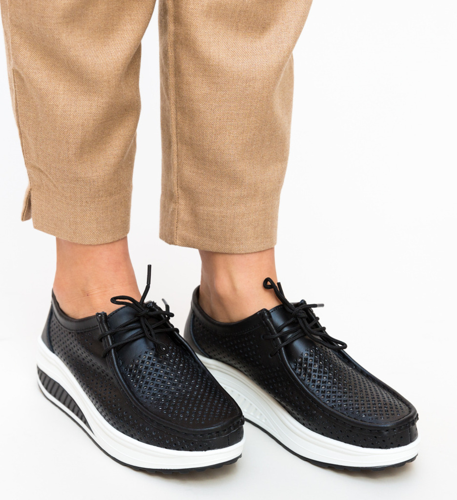 Pantofi Casual Baroco Negri - Stil și Confort