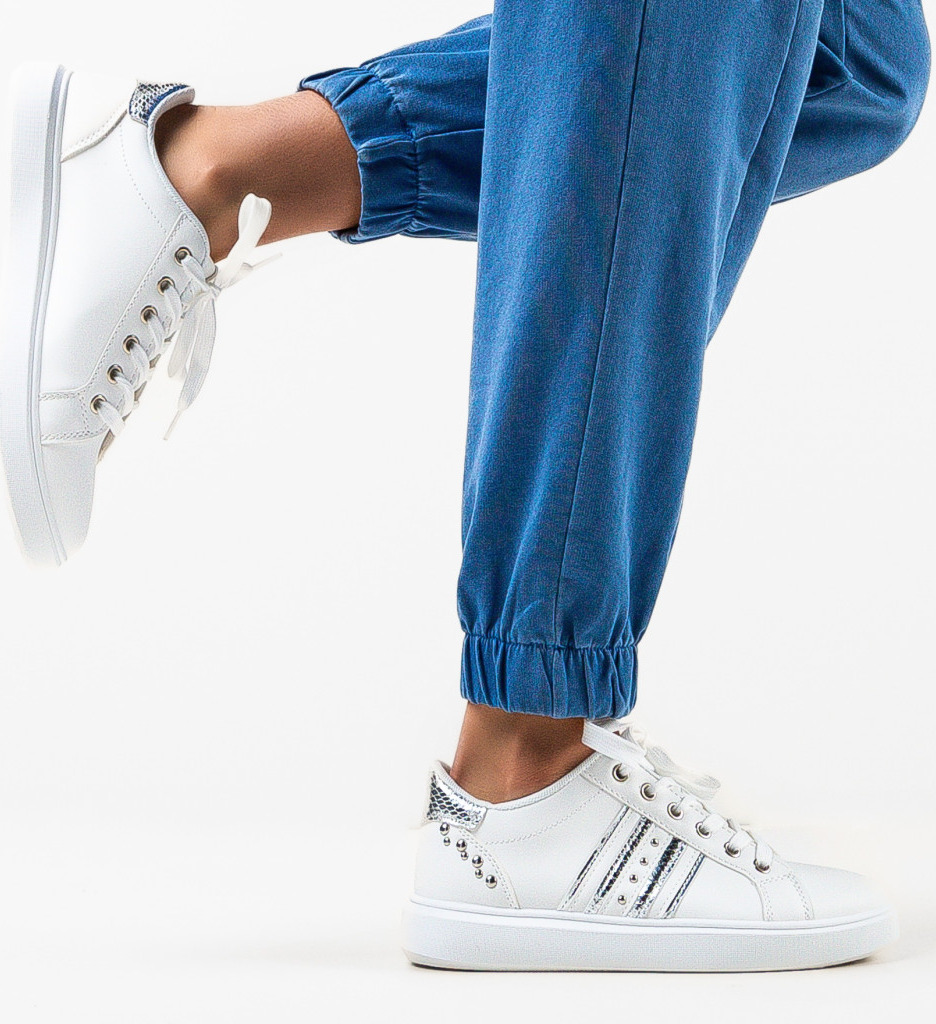 Sneakers Dama Albi Manana - Stil și Confort