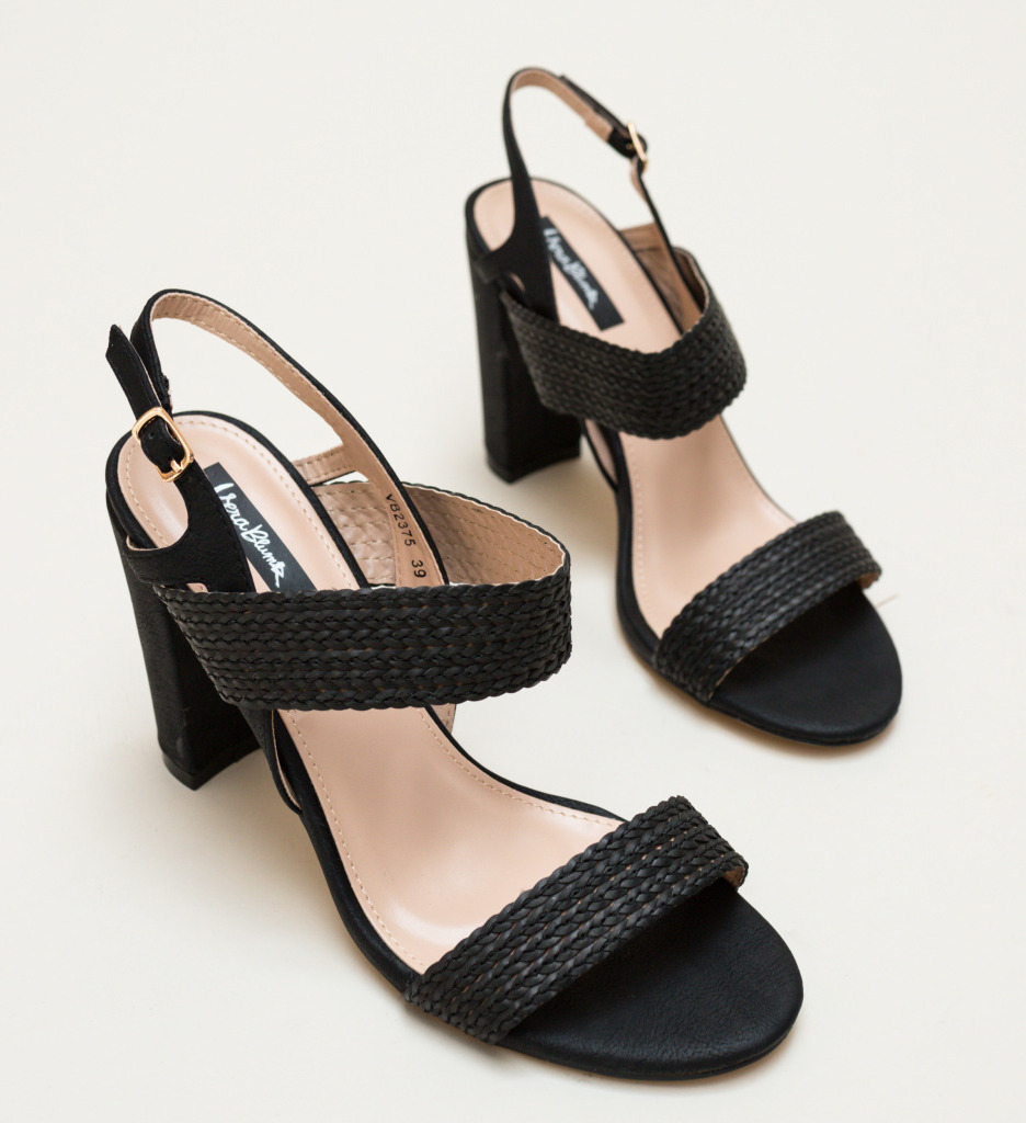 Sandale Holmes Negre | Eleganță și Confort - imagine 5