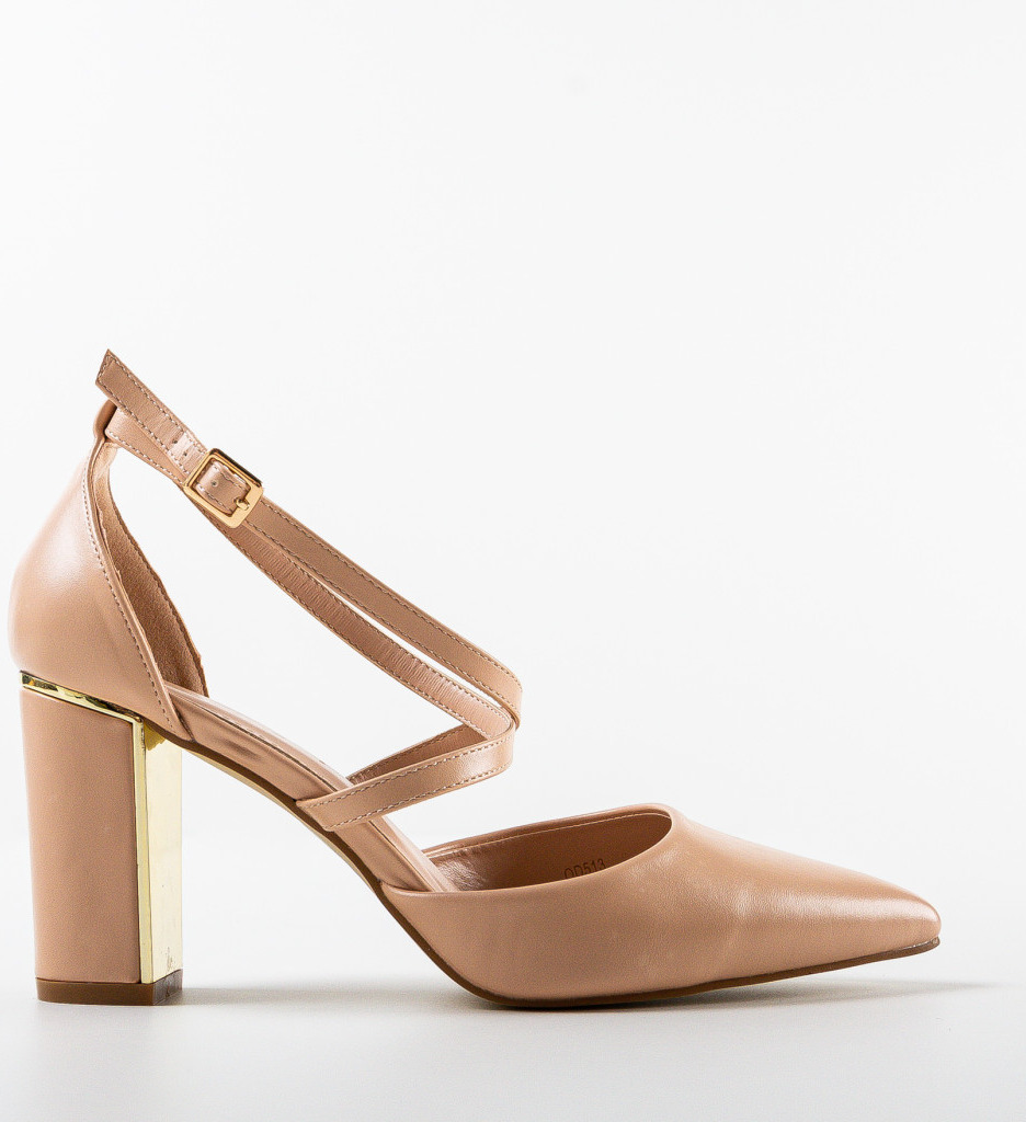 Pantofi Dama Lovell Nude | Eleganță și Stil - imagine 5