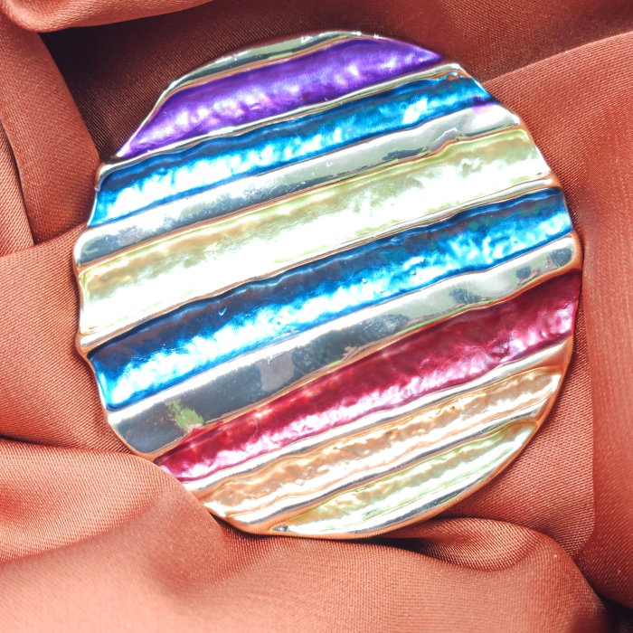 Brosă Magnetică Aurie Geometrică | Shopika