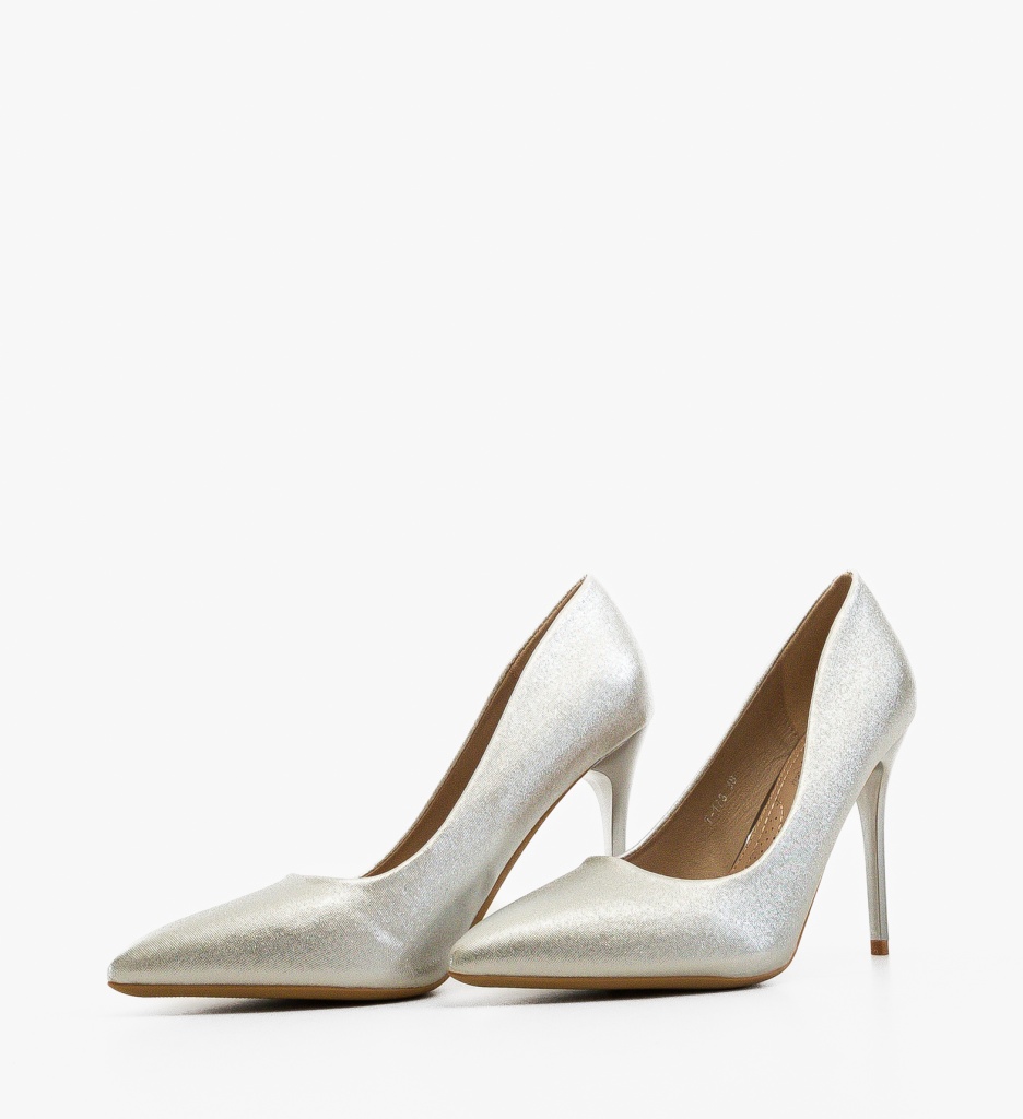 Pantofi Oknam Argintii | Eleganță și Stil - imagine 2