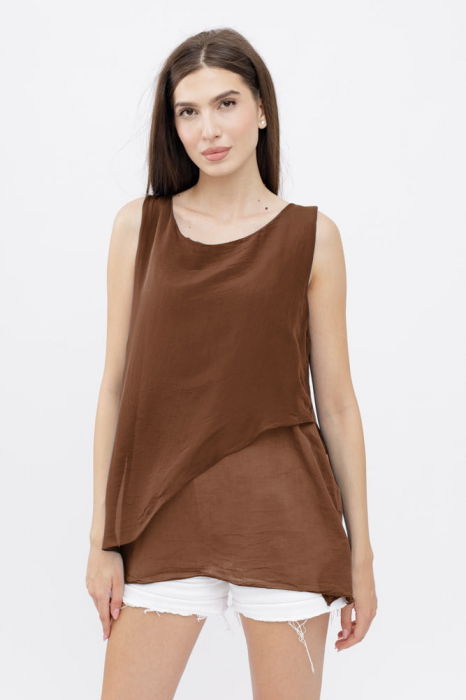 Bluza Asimetrică Elegantă Shopika | Mătase