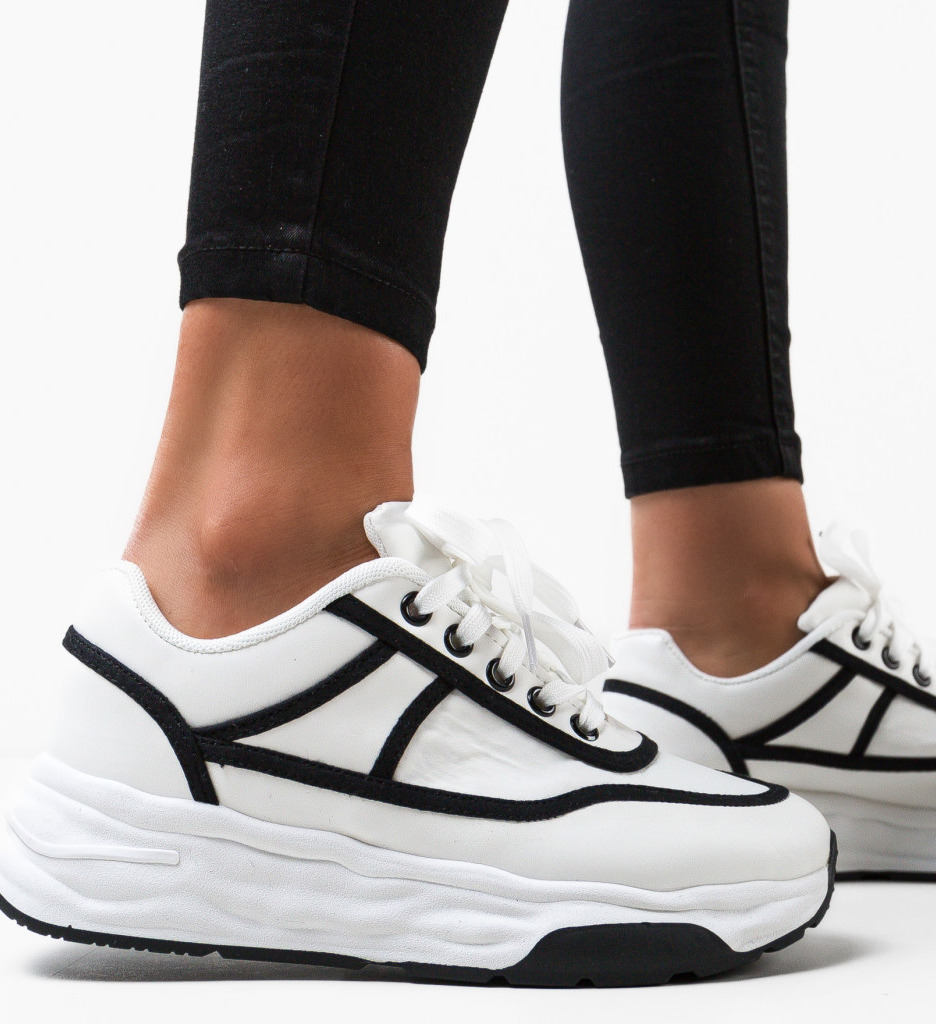 Sneakers Dama Zakaria Albi - Confort si Stil