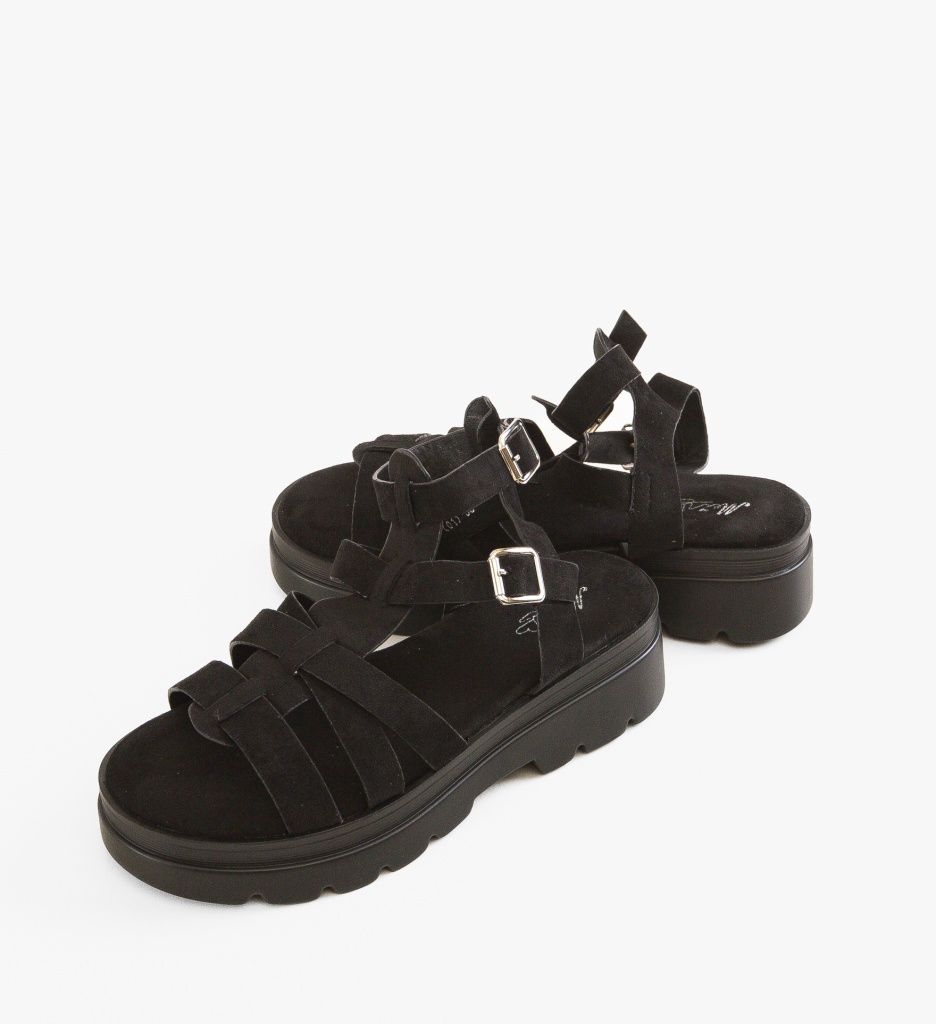 Sandale Dama Pravend Negre | Stil și Confort - imagine 5
