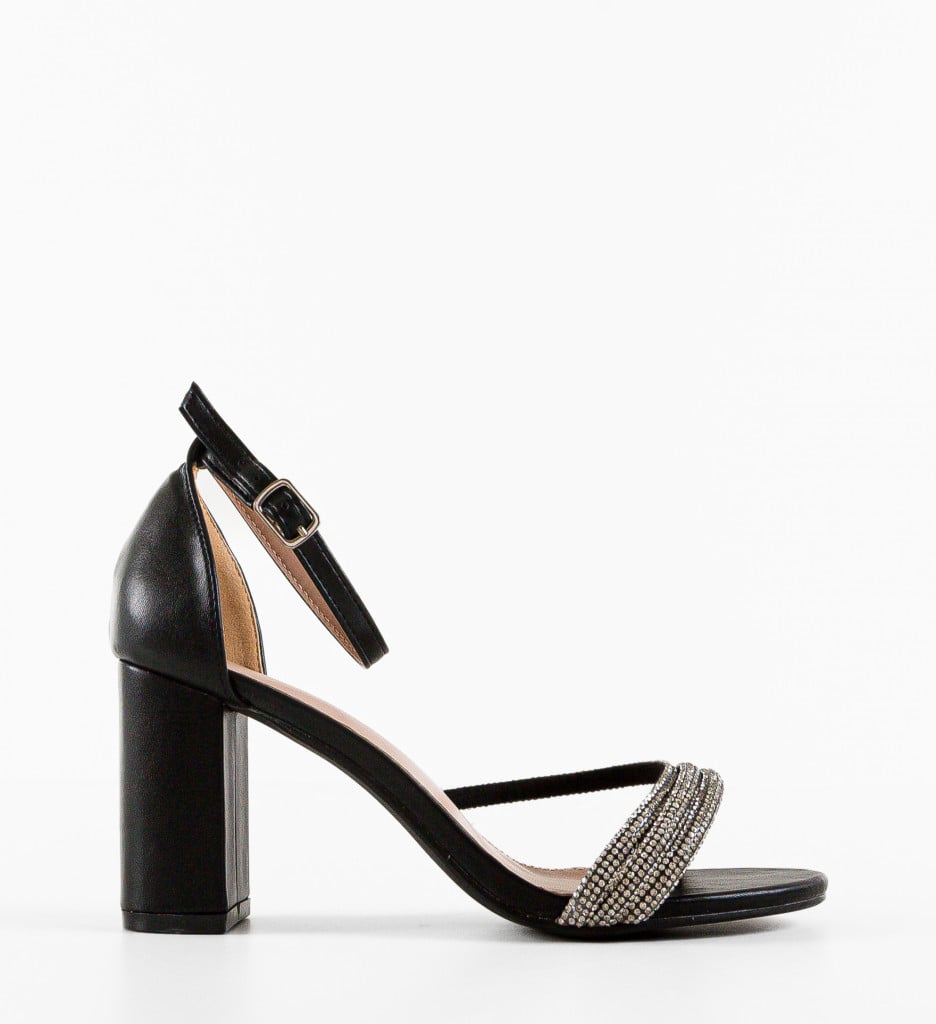 Sandale Chariss Negre | Eleganță și Stil - imagine 6