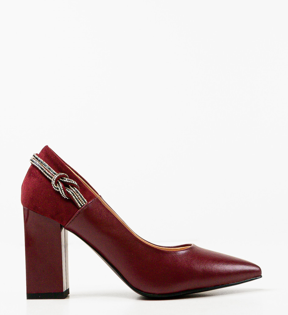 Pantofi Dama Gergina Grena | Toc Elegant - imagine 5