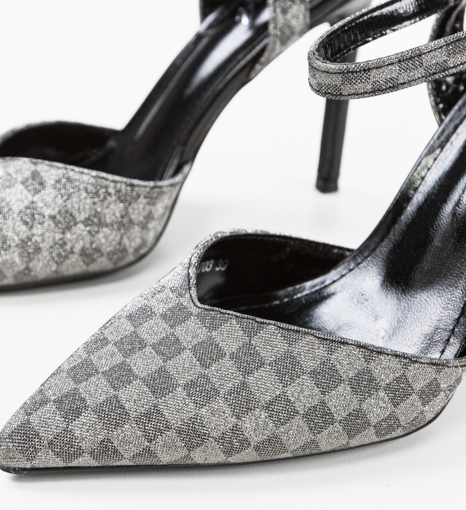 Pantofi dama Valborg Negri cu Toc Eleganți - imagine 8