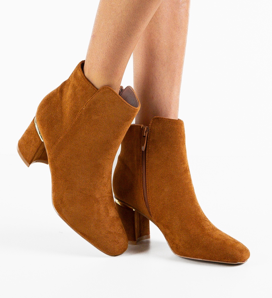 Botine Dama Arroyo Camel | Elegant & Confortabil - imagine 3