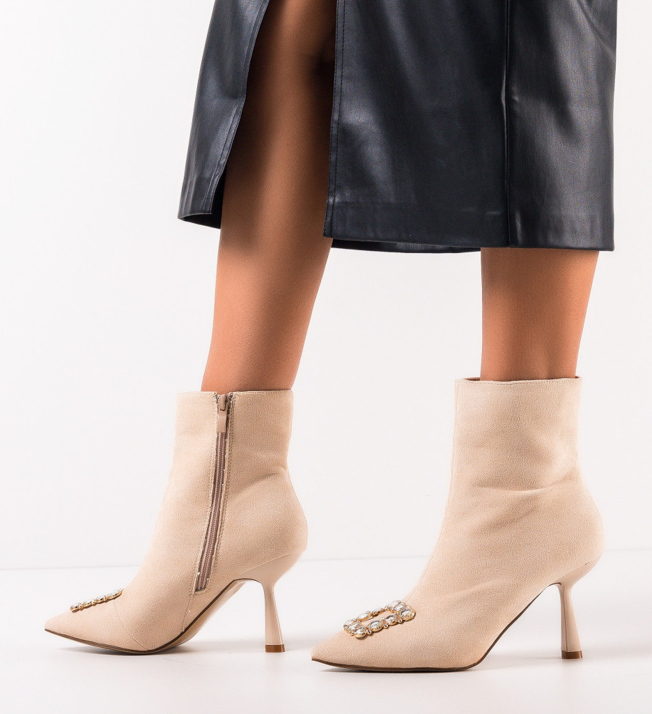 Botine Bettos Bej - Eleganță și Confort - imagine 3