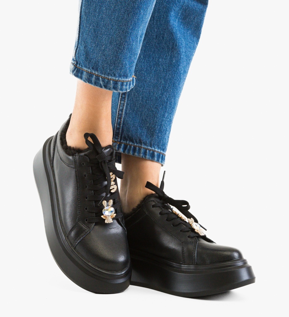 Sneakers dama Neraro Negri - Confort și Stil - imagine 3
