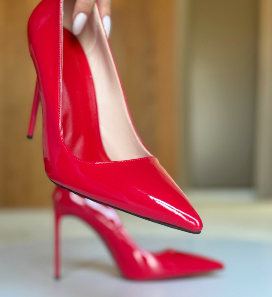 Pantofi Dama Butyn Rosii 2 - Eleganță și Stil - imagine 4