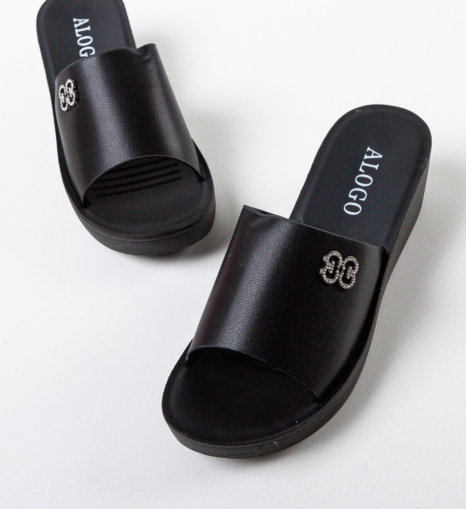 Platforme Dama Butty Negre - Stil și Confort - imagine 5