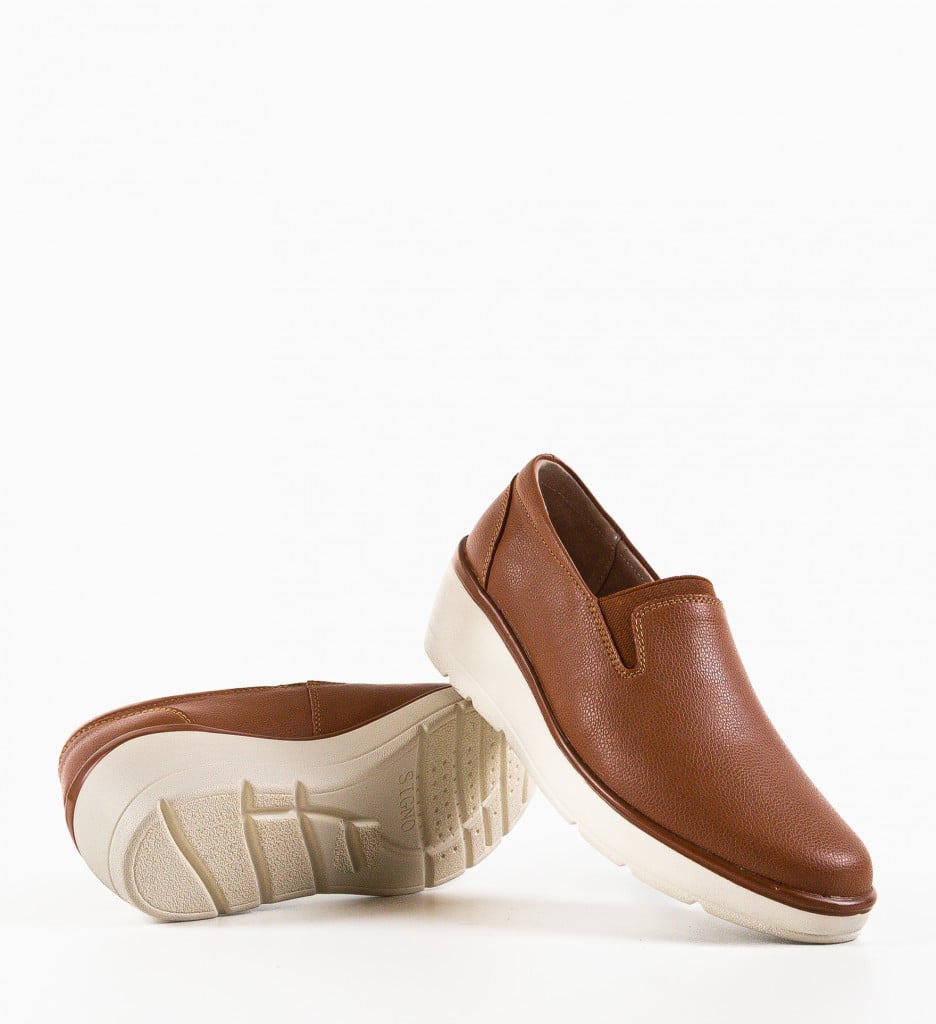 Pantofi Casual Yanam Camel | Confort și Stil - imagine 8