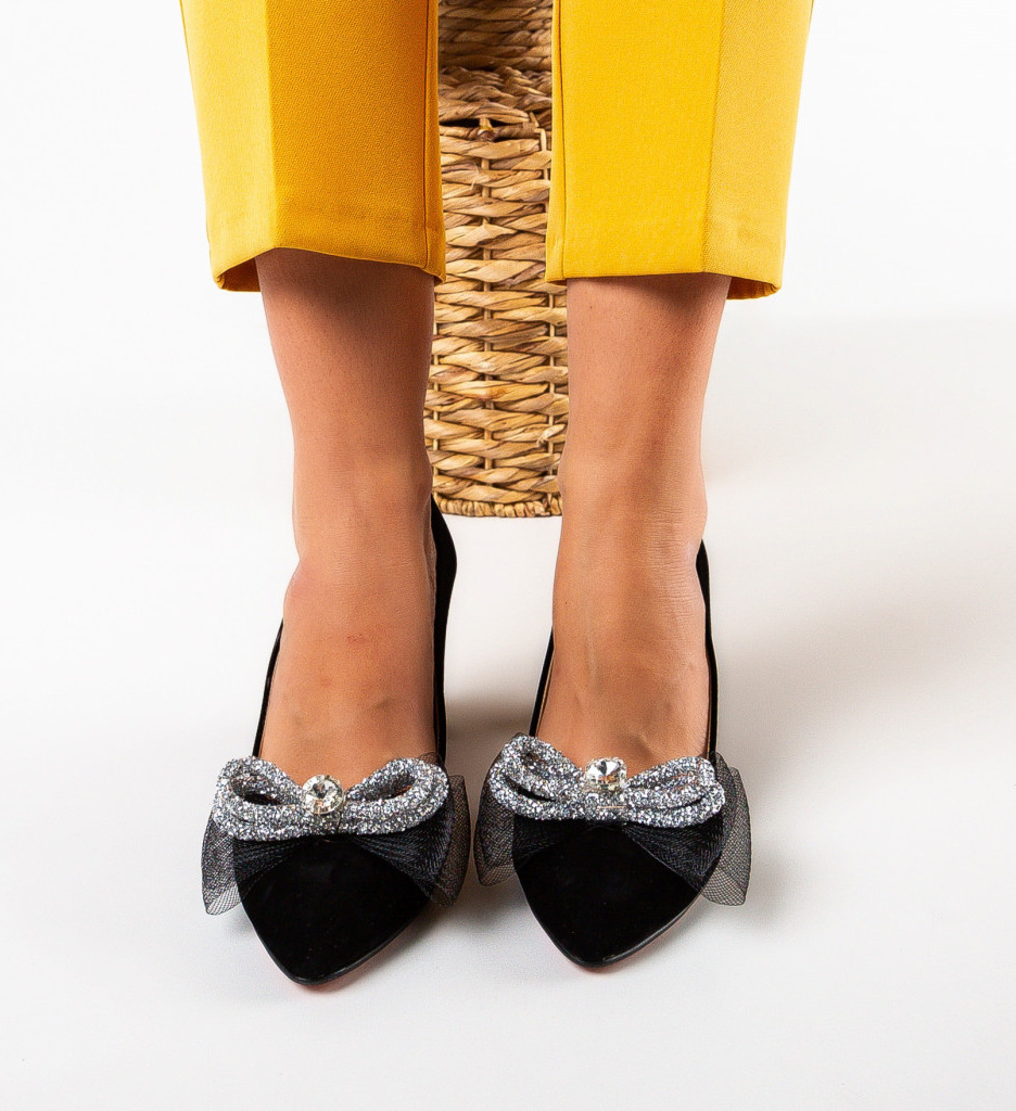 Pantofi Dama Scar Negri 2 | Eleganță Asigurată - imagine 3