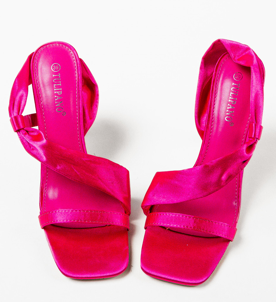 Sandale cu Toc Wojciech Fuchsia | Eleganță - imagine 5