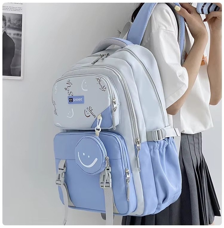 Rucsac Dama Picadili Sabira Albastru Impermeabil - imagine 2